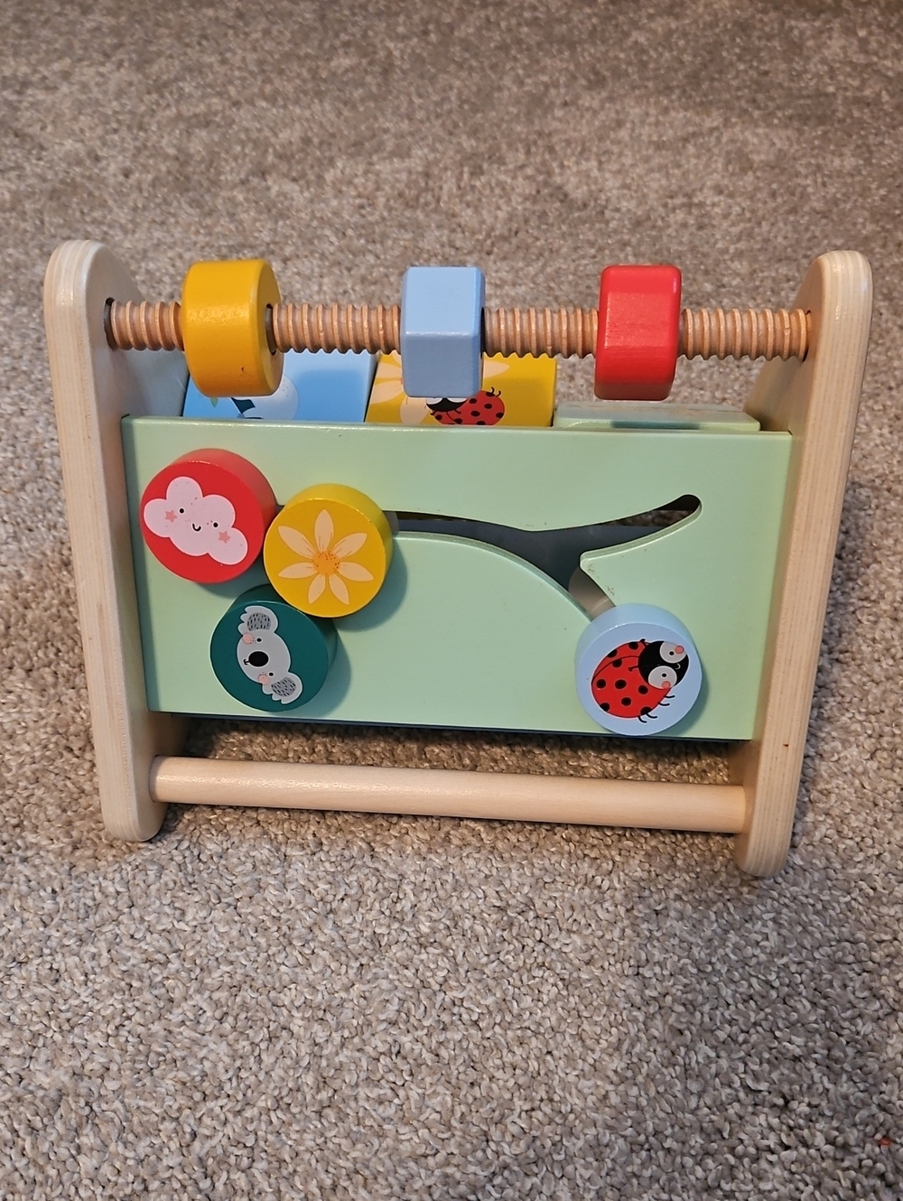 Fisher-Price Wooden Montessori Activity Triangle Baby Toddler Toy